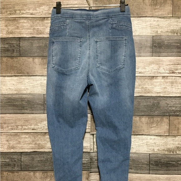 We The Free Pull On High Rise Skinny Jeans Women’s 27 Blue Denim (Inseam 27) - Picture 7 of 9